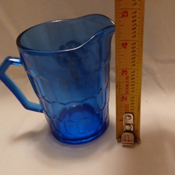 Vintage Shirley Temple Cobalt Blue mini pitcher - Picture 9 of 9